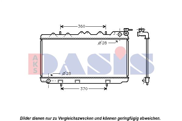 AKS DASIS Radiators, Motora dzesēšanas sistēma 070141N